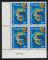 New Caledonia Caledonian Evacuees Corner Block Of 4 Number 2006 MNH SG#1385 MI#1402 - Nuovi