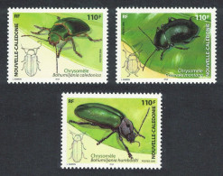 New Caledonia Leaf Beetles Chrysomelidae Insects 3v 2005 MNH SG#1366-1368 - Unused Stamps
