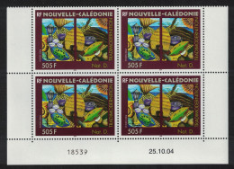 New Caledonia 'Tradimodernition' By Nat D. Pacific Painters 505f Block 2004 MNH SG#1338 MI#1349 - Ungebraucht