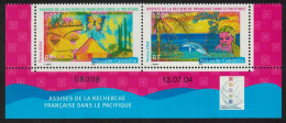 New Caledonia Dolphin Butterfly 2v Bottom Pair 2004 MNH SG#1335-1336 MI#1348-1349 - Ungebraucht