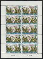 New Caledonia Christmas 2002 Sheetlet Of 10v 2002 MNH SG#1269 MI#1283 - Ongebruikt