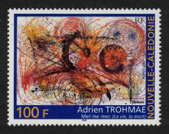 New Caledonia 'Life And Death' By Adrian Trohme Pacific Painters 2002 MNH SG#1272 MI#1284 - Unused Stamps