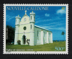 New Caledonia Qanono Church Lifou 500f 2001 MNH SG#1241 MI#1247 - Unused Stamps