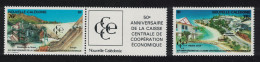 New Caledonia Central Economic Co-operation Bank 2v T1 1991 MNH SG#931-932 - Ongebruikt