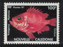 New Caledonia Japanese Bigeye Fish 100f 1991 MNH SG#920 - Unused Stamps