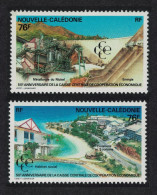 New Caledonia Central Economic Co-operation Bank 2v 1991 MNH SG#931-932 - Ungebraucht