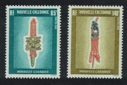 New Caledonia Kanaka Money 2v 1990 MNH SG#877-878 - Unused Stamps