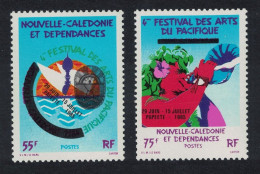 New Caledonia Fourth Pacific Arts Festival Papeete 2v 1985 MNH SG#769-770 - Unused Stamps