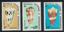 New Caledonia Sea Shells 3v 1st Series 1984 MNH SG#722-724 - Neufs