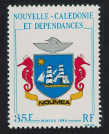 New Caledonia Arms Of Noumea 1984 MNH SG#729 - Unused Stamps