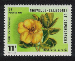 New Caledonia 'Hibbertia Virotii' Flowers 11f 1980 MNH SG#634 - Unused Stamps