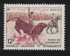 New Caledonia Horses Cattle Pouembout Rodeo 1979 MNH SG#626 - Unused Stamps
