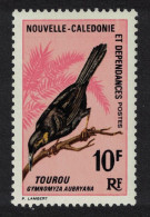 New Caledonia Red-faced Honeyeater Bird 10f 1966 MNH SG#410 - Ongebruikt