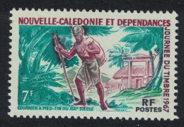 New Caledonia Stamp Day 19th-century Postman 1967 MNH SG#429 - Unused Stamps