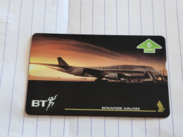 United Kingdom-(BTG-661)-Singapore Airlines-(2)-Changi-(655)-(505M32438)(tirage-1.000)-cataloge-10.00£-mint - BT Emissions Générales