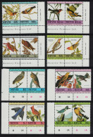 Nevis Birds Audubon 16v In CORNER Pairs COMPLETE 1985 MNH SG#269=292 Sc#408=413 - St.Kitts Und Nevis ( 1983-...)