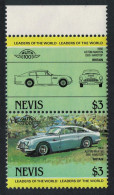 Nevis Aston Martin 'DB6 Hardtop' Automobile Car 1984 MNH SG#179-180 - St.Kitts-et-Nevis ( 1983-...)
