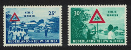 Neth. New Guinea Road Safety Campaign 2v 1962 MNH SG#79-80 - Netherlands New Guinea