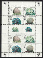Neth. Antilles WWF Corals 4v Sheetlet 2005 MNH SG#1705-1708 MI#1401-1404 Sc#1071 A-d - Niederländische Antillen, Curaçao, Aruba