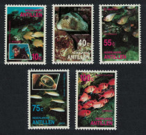 Neth. Antilles Fish 5v 1991 MNH SG#1032-1036 - Curacao, Netherlands Antilles, Aruba