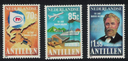 Neth. Antilles 150th Anniversary Of Maduro Holding Inc. 3v 1987 MNH SG#932-934 - Niederländische Antillen, Curaçao, Aruba