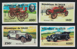 Niger Motor Cars 4v Imperf 1984 MNH SG#993-996 MI#892-895 - Niger (1960-...)