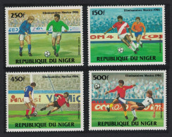 Niger World Cup Football Championship Mexico 4v 1984 MNH SG#1009-1012 - Niger (1960-...)