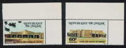 Niger Niamey Post Office 2v Corners 1978 MNH SG#729-730 - Niger (1960-...)