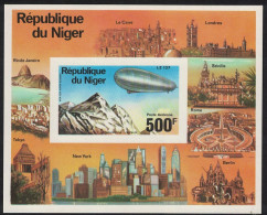 Niger 75th Anniversary Of Zeppelin Airships MS De-Luxe 1976 MNH SG#MS629 - Niger (1960-...)