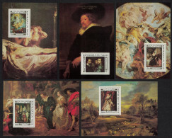 Niger Paintings Peter Paul Rubens 5 De-Luxes RARR 1978 MNH SG#708-MS713 MI#607-611+Block 19 - Niger (1960-...)
