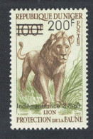 Niger Lion Overprinted 1960 MNH SG#117 MI#16 - Niger (1960-...)