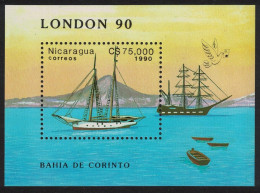 Nicaragua Ships MS 1990 MNH MI#Block 189 - Nicaragua