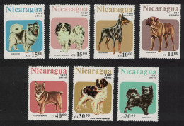 Nicaragua Dogs 7v 1987 MNH SG#2878-2884 - Nicaragua