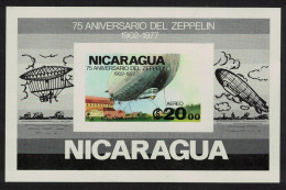 Nicaragua 75th Anniversary Of First Zeppelin Flight MS Imperforated 1977 MNH SG#MS2113 Sc#C925 - Nicaragua