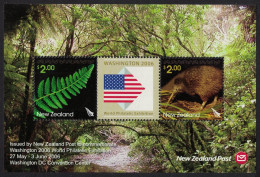 New Zealand Kiwi Bird Fern Without Imprint Date MS MNH SG#MS2886 - Unused Stamps