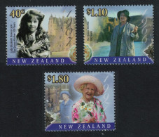 New Zealand Queen Elizabeth The Queen Mother's 100th Birthday 2000 MNH SG#2343-2345 - Ungebraucht