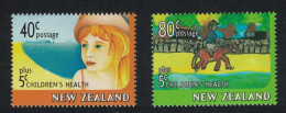 New Zealand Children's Paintings 2v 1997 MNH SG#2086-2087 - Ungebraucht