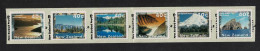 New Zealand Scenery Self-adhesive Strip Of 6 1996 MNH SG#1984-1989 - Unused Stamps