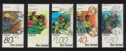 New Zealand Rescue Services 5v 1996 MNH SG#1979-1983 - Unused Stamps