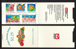 New Zealand 'Happy Birthday' Booklet Open 1991 MNH SG#SB57 - Unused Stamps