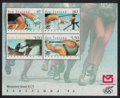 New Zealand Cycling Archery Olympic Games Barcelona MS 1992 MNH SG#MS1674 - Ongebruikt