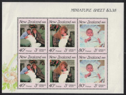 New Zealand Duke And Duchess Of York With Princess Beatrice MS 1989 MNH SG#MS1519 - Neufs