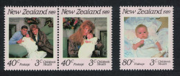 New Zealand Duke And Duchess Of York With Princess Beatrice 1989 MNH SG#1516-1518 - Unused Stamps