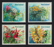 New Zealand Wild Flowers 4v 1989 MNH SG#1497-1500 Sc#942-945 - Ongebruikt