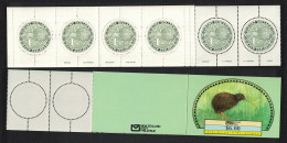 New Zealand Brown Kiwi Bird Green Booklet Of 6v 1988 MNH SG#SB50 - Ungebraucht