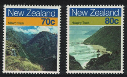 New Zealand Scenic Walking Trails 2v 1988 MNH SG#1469-1470 - Unused Stamps
