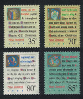 New Zealand Christmas Carols 4v 1988 MNH SG#1480-1483 - Unused Stamps