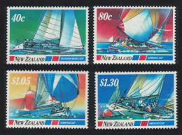 New Zealand Yachting 4v 1987 MNH SG#1417-1420 - Unused Stamps