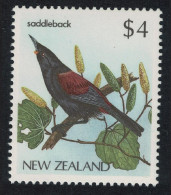 New Zealand Saddleback Bird 1986 MNH SG#1295 - Unused Stamps