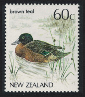 New Zealand Brown Teal Bird 1986 MNH SG#1291 - Neufs